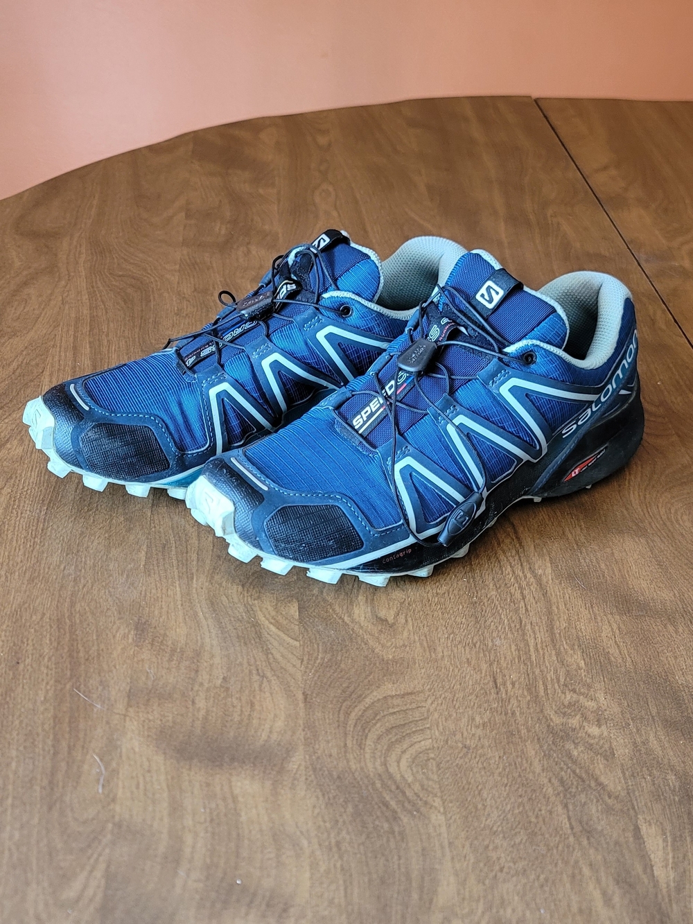 Salomon Women's Trail Sneakers - Blue with Black Accents